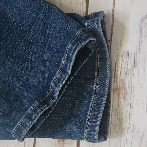 Maurices Medium Wash Mid-Rise Factory Distressed Jeans - Picture 6 of 15